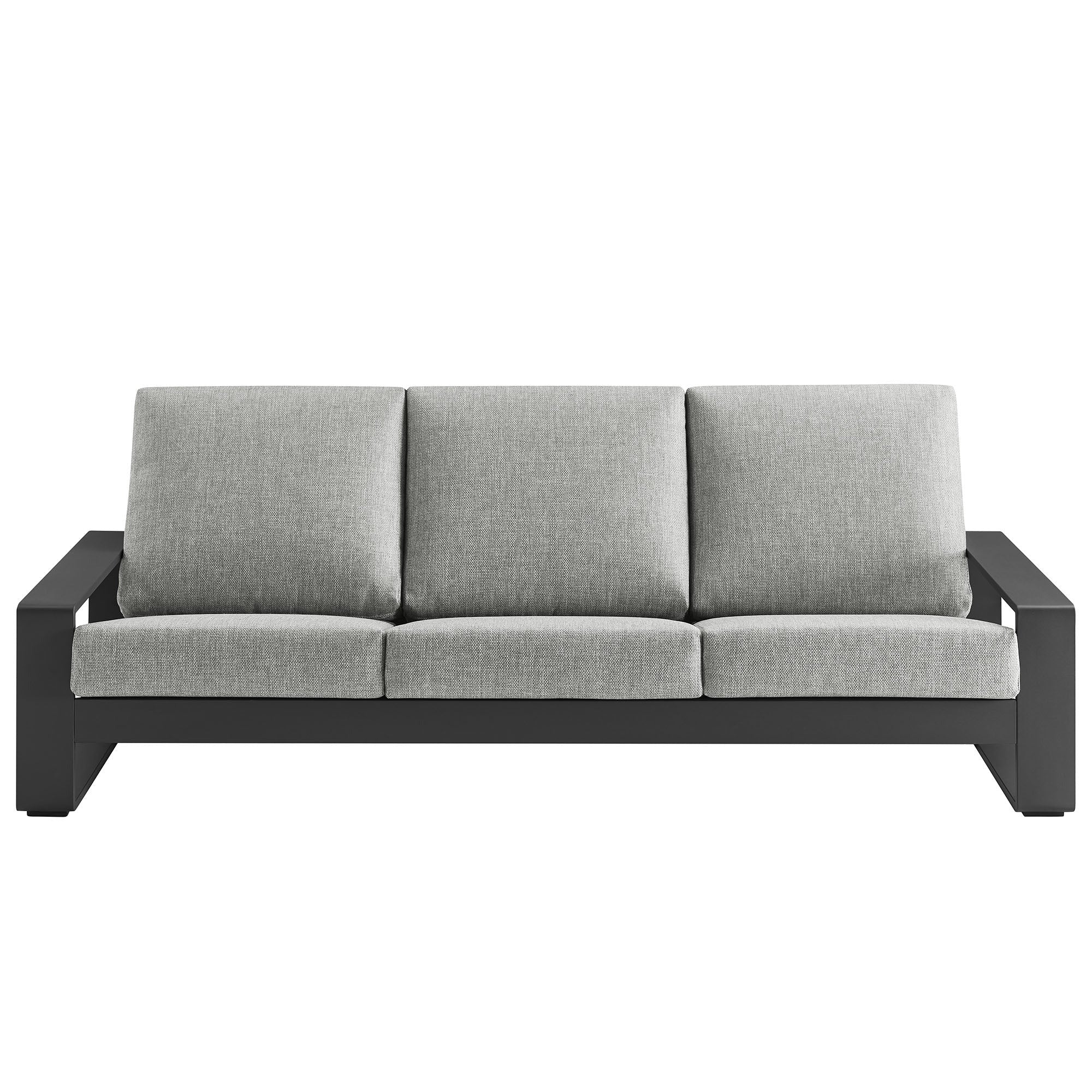 Lirienne Outdoor Patio Aluminum Sofa - Image 4