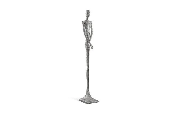 Lloyd Sculpture, Resin, Silver Leaf - Image 2