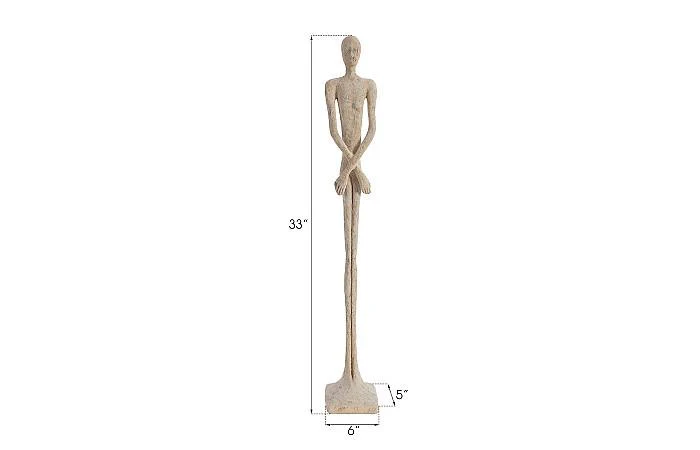 Lloyd Sculpture, Small, Resin, Roman Stone - Image 2