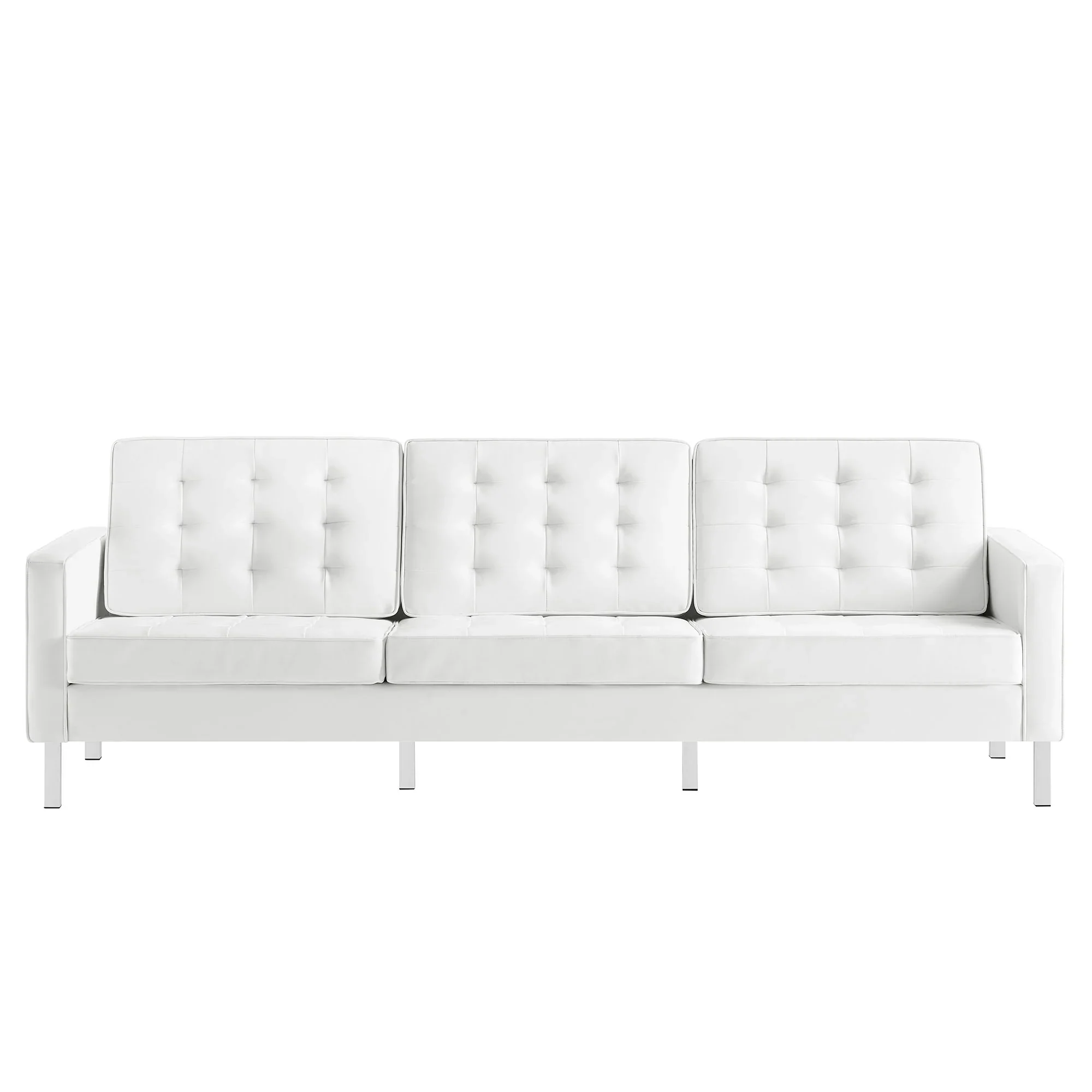 Loft 2-Piece Tufted Vegan Leather Furniture Set - Image 18