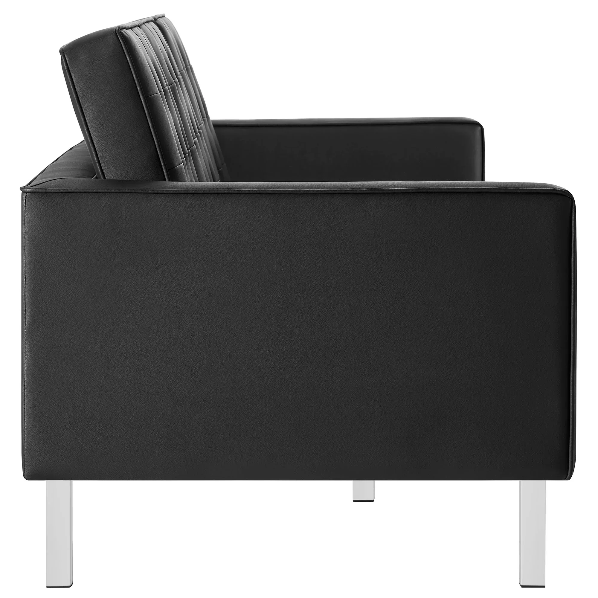 Loft 2-Piece Tufted Vegan Leather Furniture Set - Image 5