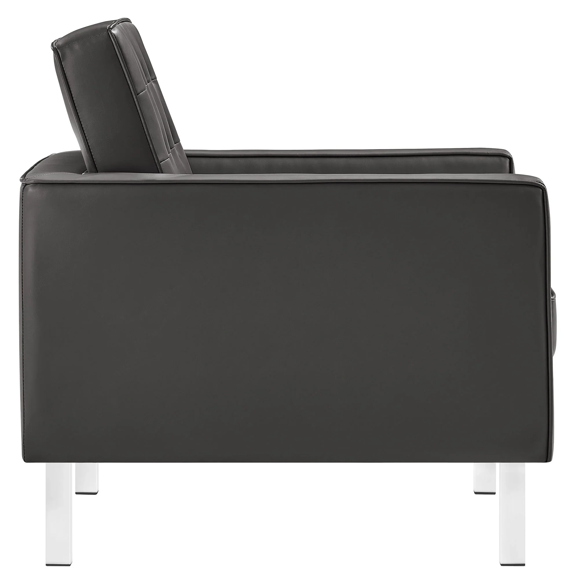 Loft Tufted Vegan Leather 3-Piece Furniture Set - Image 5