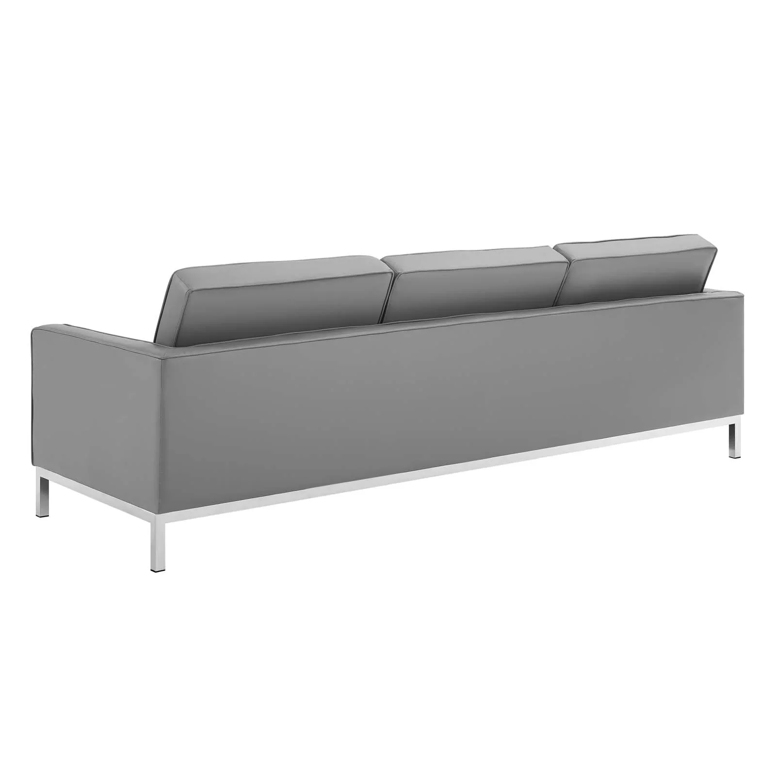 Loft Tufted Vegan Leather 3-Piece Furniture Set - Image 6