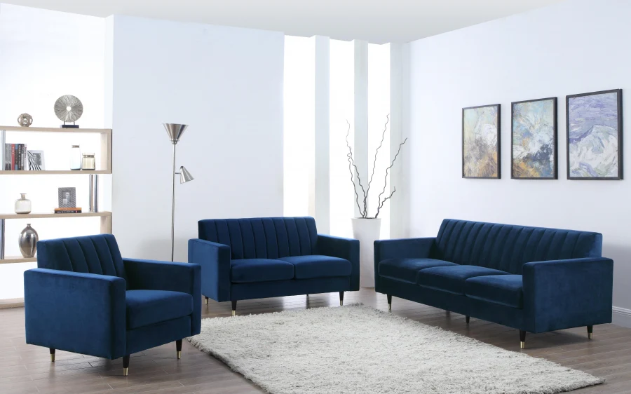 Lola Velvet Upholstered Chair - Image 10