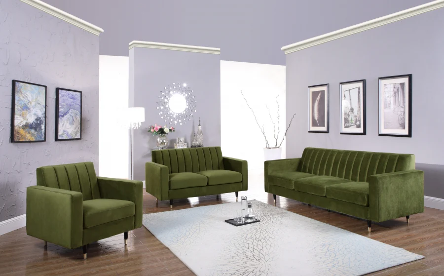 Lola Velvet Upholstered Chair - Image 16