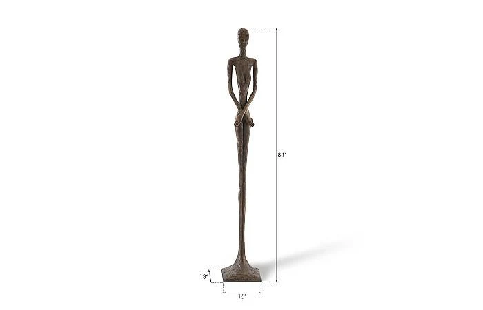 Lottie Sculpture, Bronze Finish, Resin - Image 5