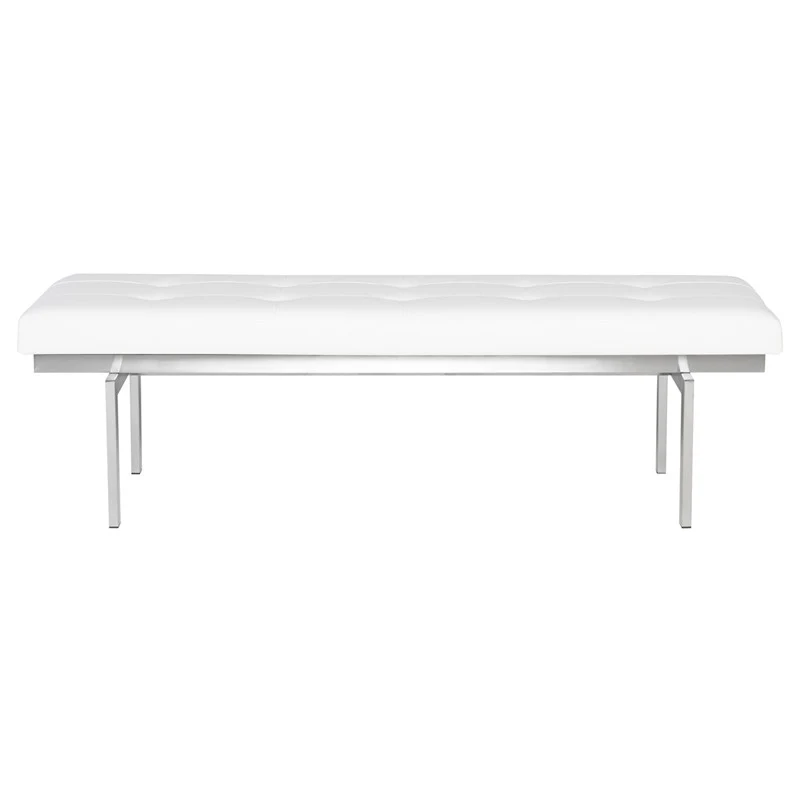 Louve Bench With Stainless Base - Image 2