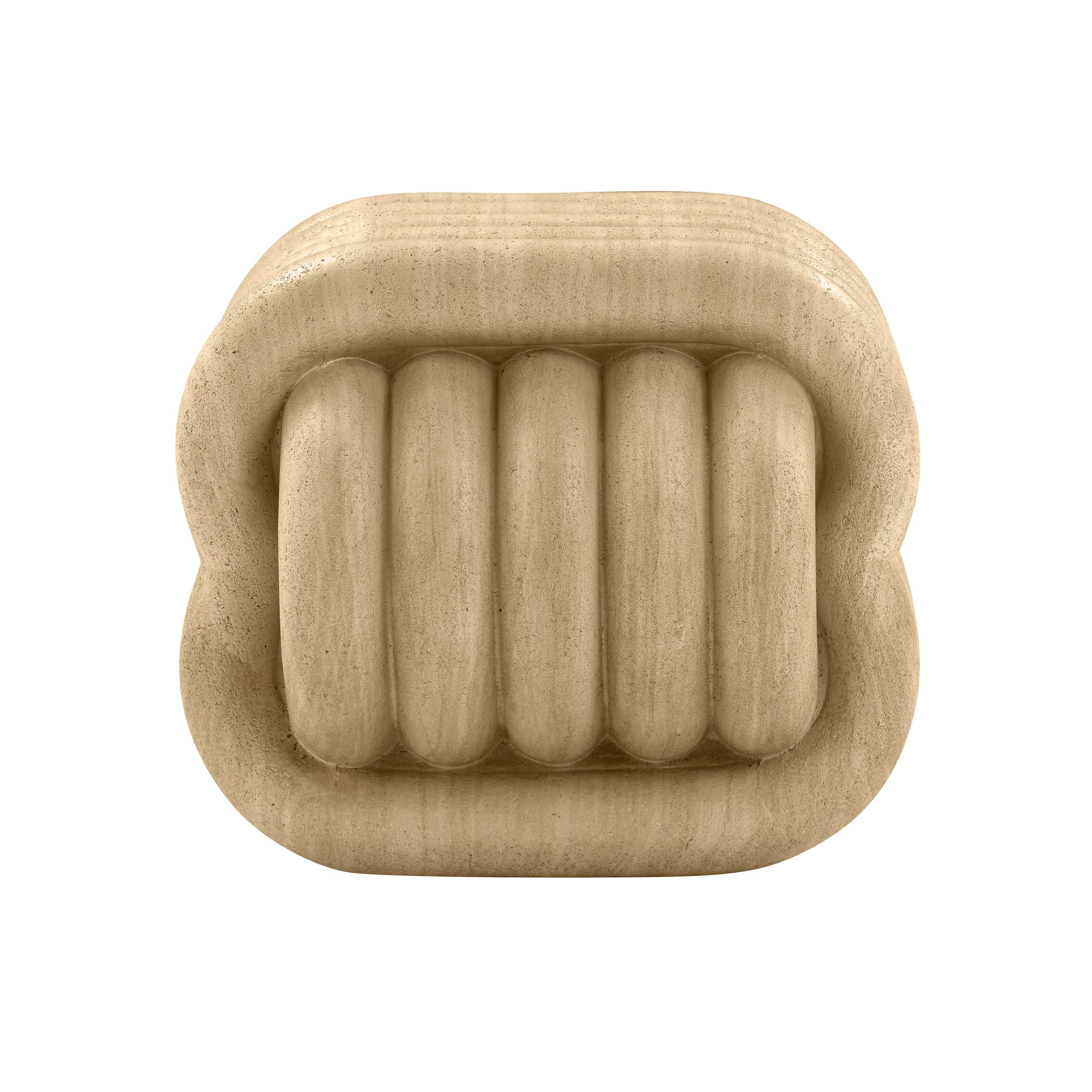 Love Knot Concrete Indoor / Outdoor Accent Stool - Image 3