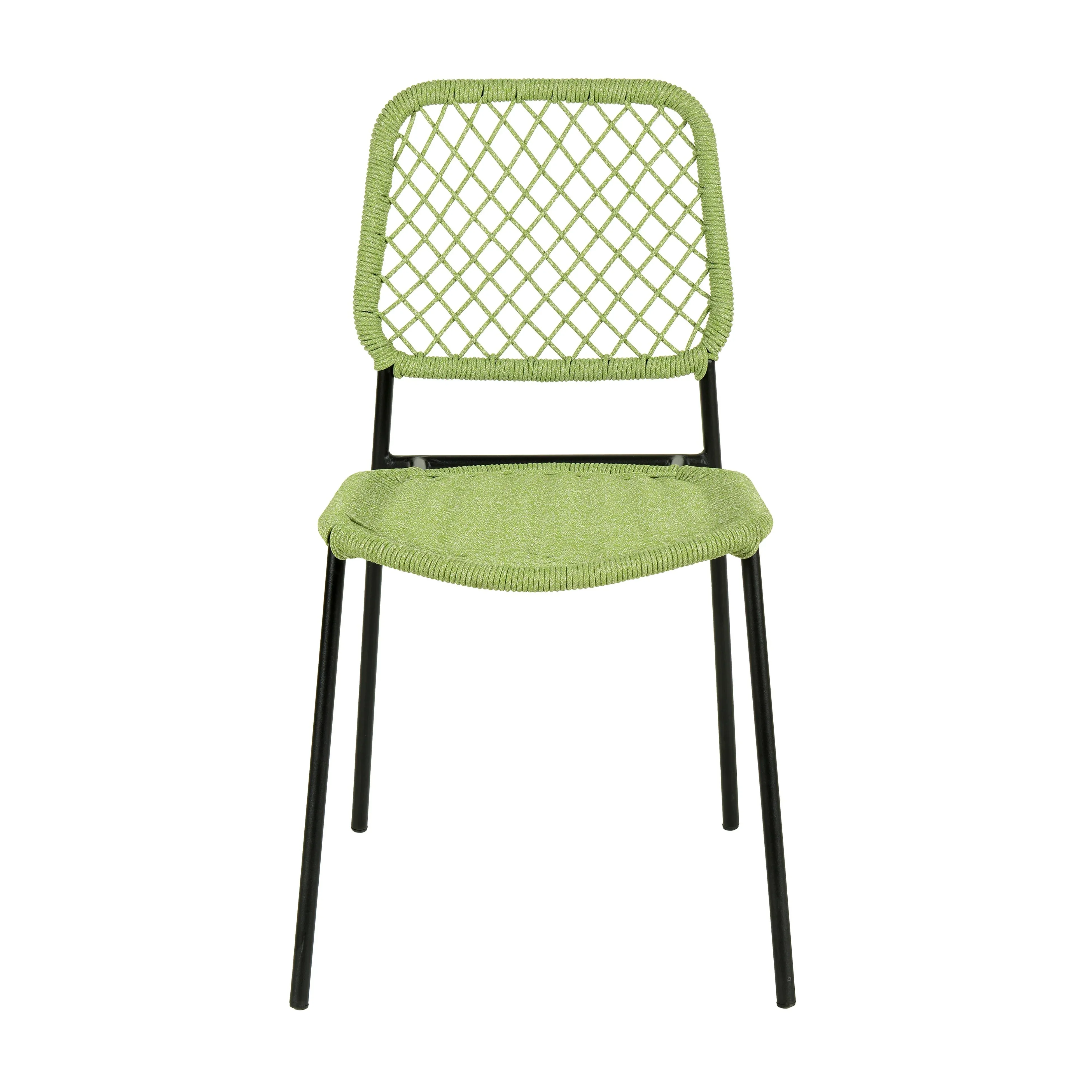 Lucy Dyed Cord Stackable Outdoor Dining Chair - Image 3