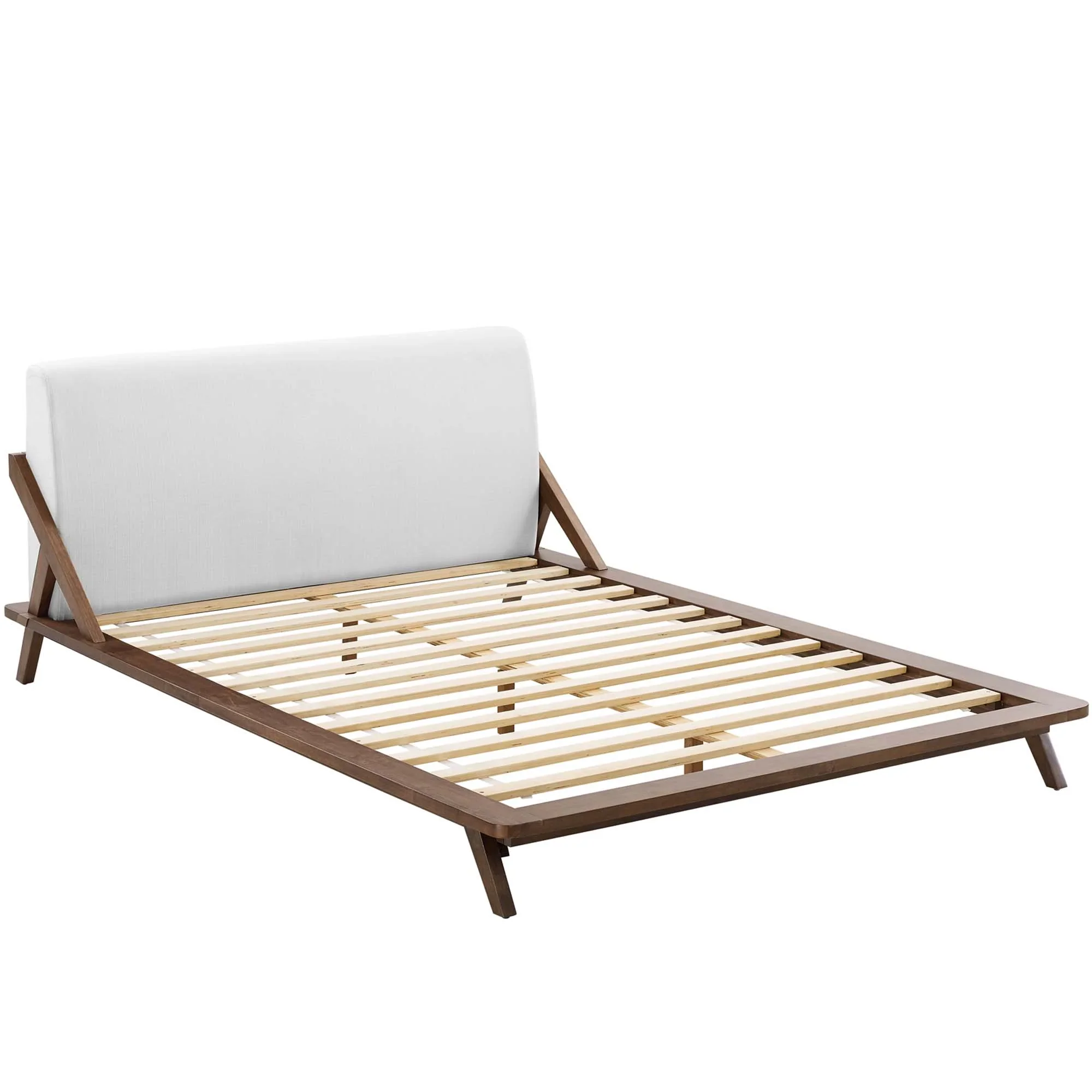 Luella Upholstered Fabric Queen Platform Bed - Image 27