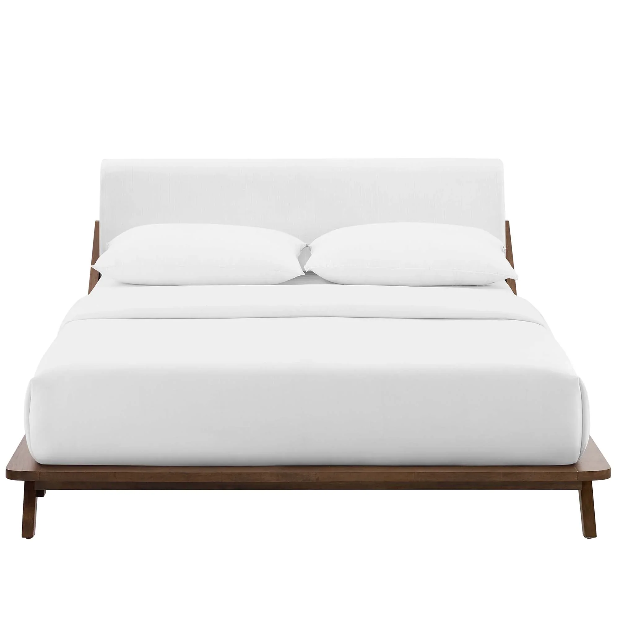 Luella Upholstered Fabric Queen Platform Bed - Image 29