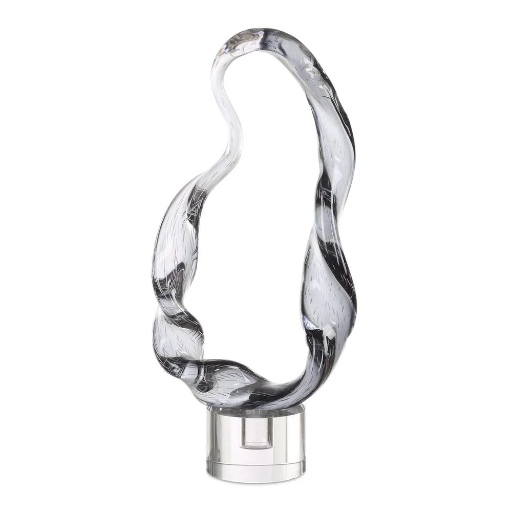 Luminous Twist Sculpture