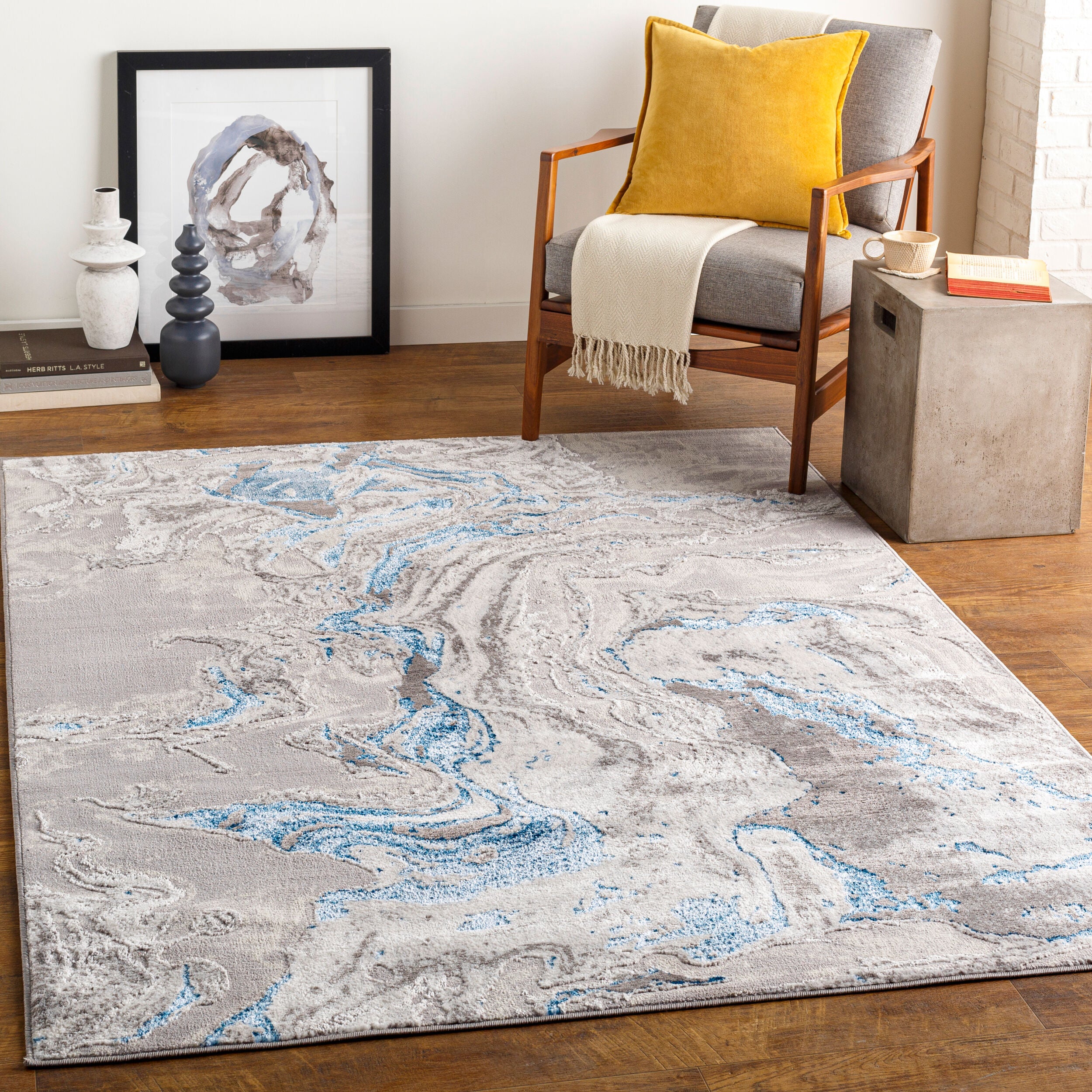 Lustro Machine Woven Rug - Image 2