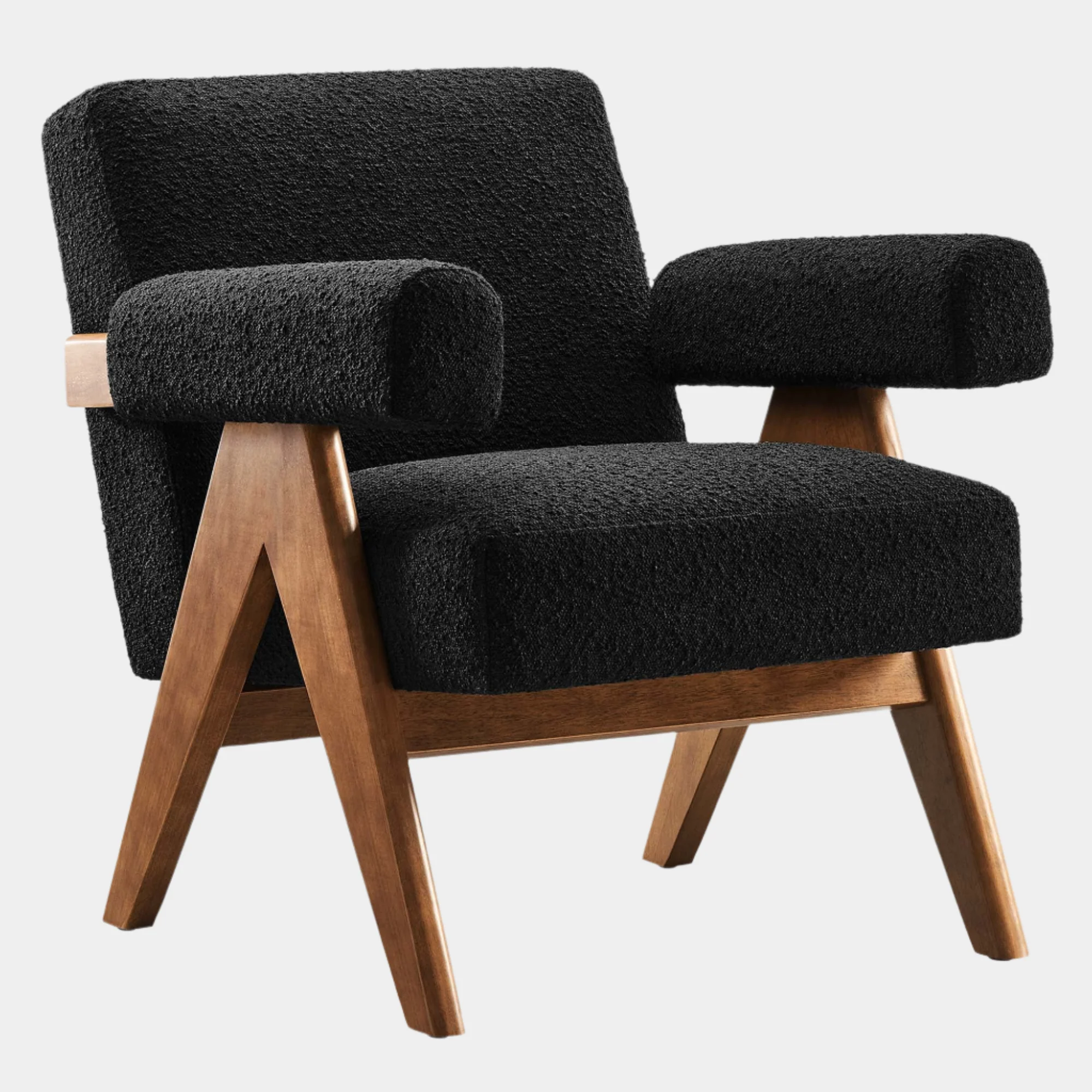 Lyra Boucle Fabric Armchair - Image 10