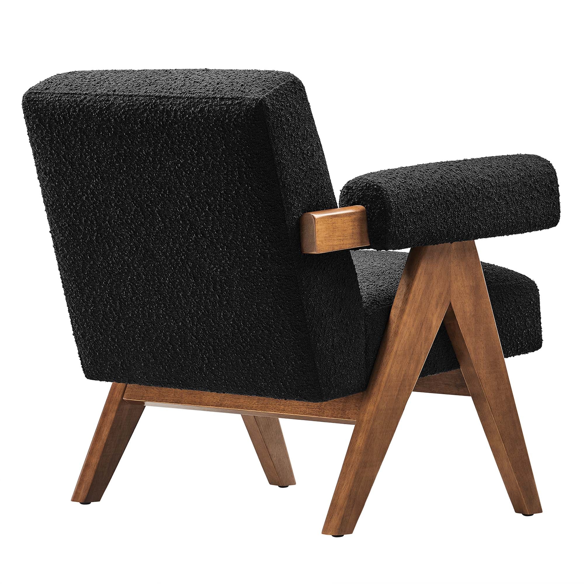 Lyra Boucle Fabric Armchair - Image 16