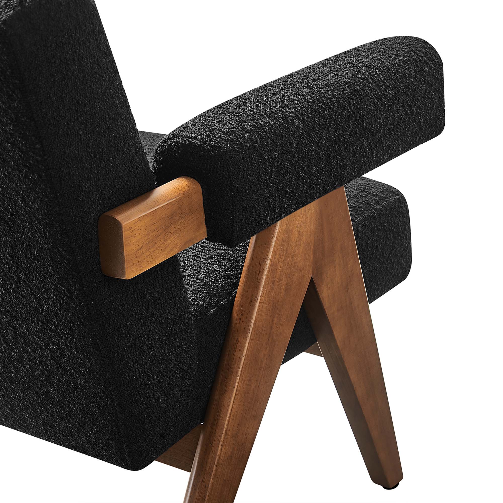 Lyra Boucle Fabric Armchair - Image 18