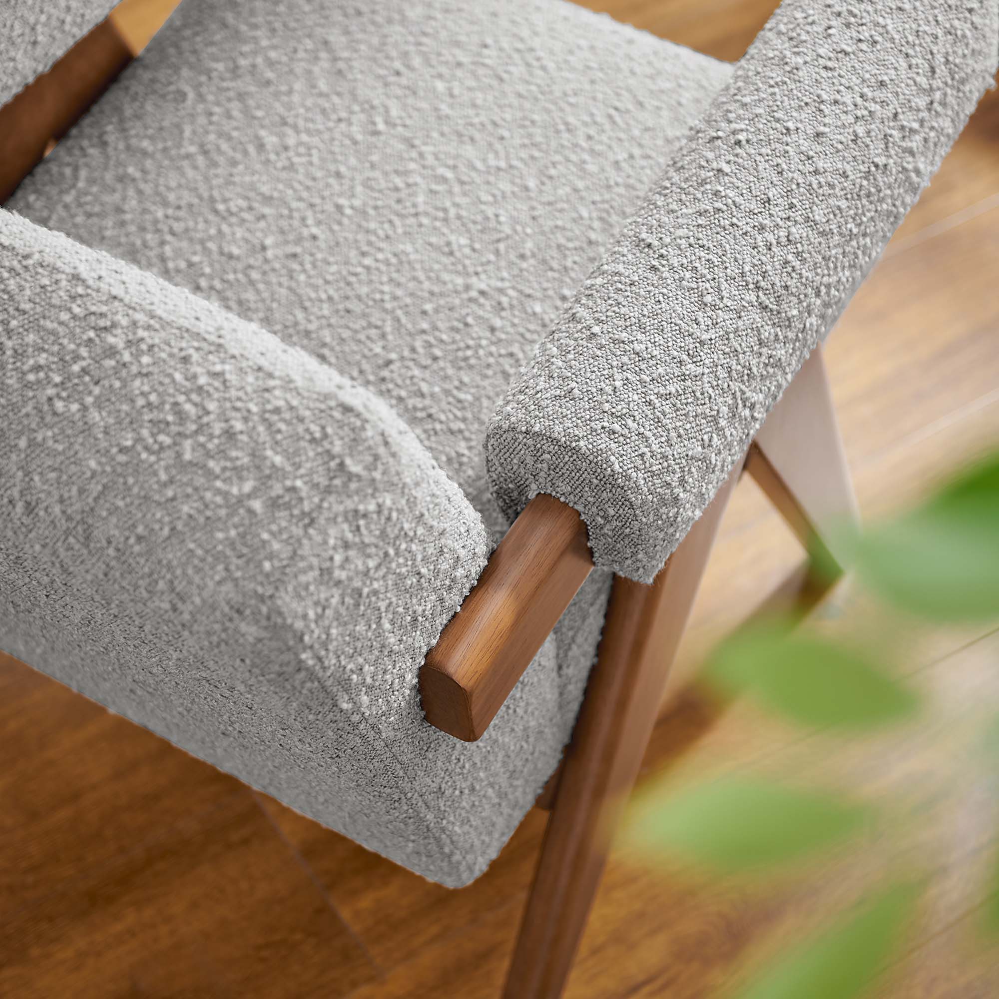 Lyra Boucle Fabric Armchair - Image 21