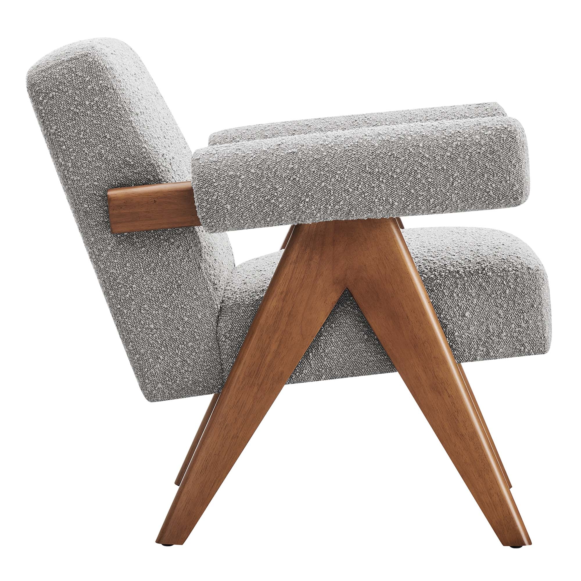 Lyra Boucle Fabric Armchair - Image 24
