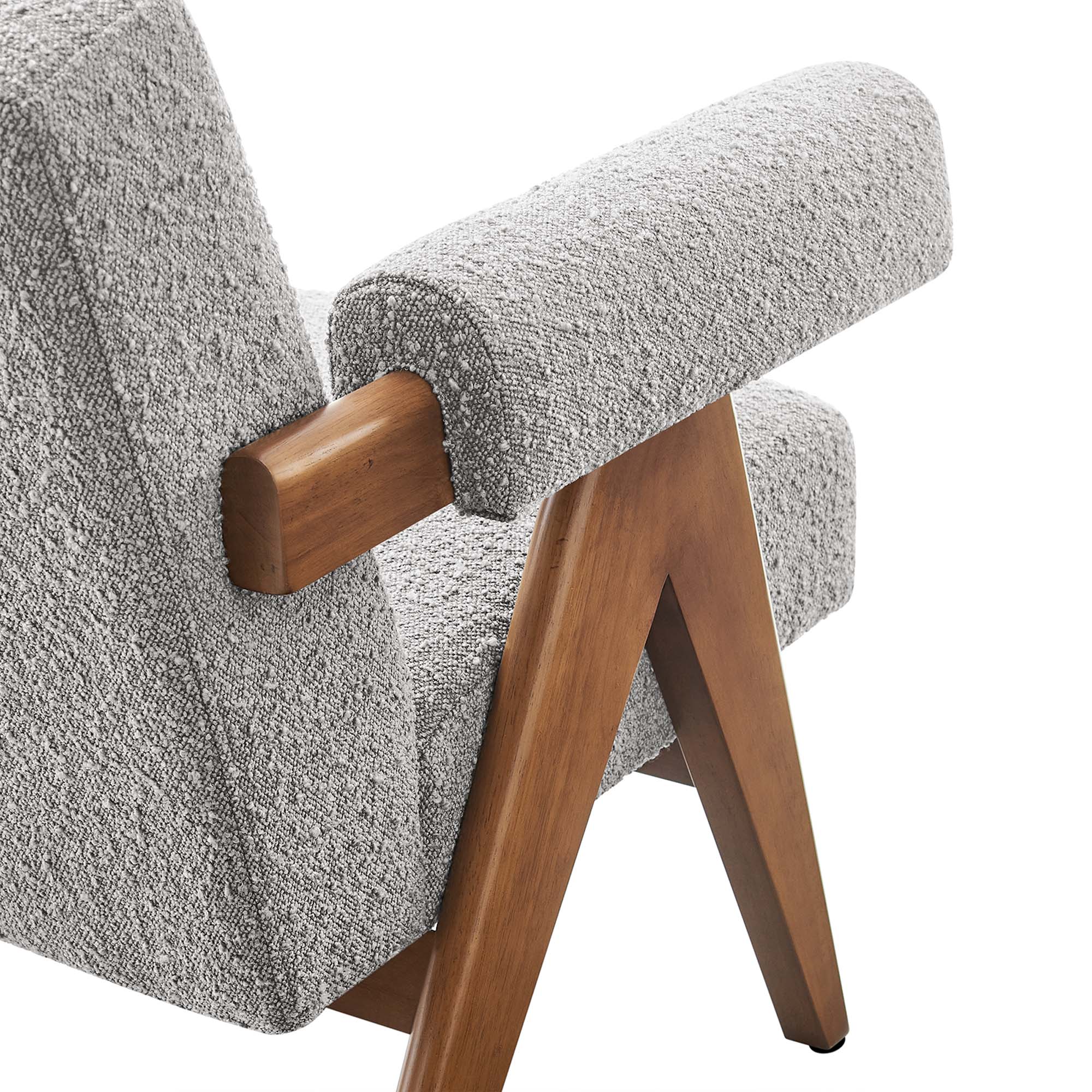 Lyra Boucle Fabric Armchair - Image 27