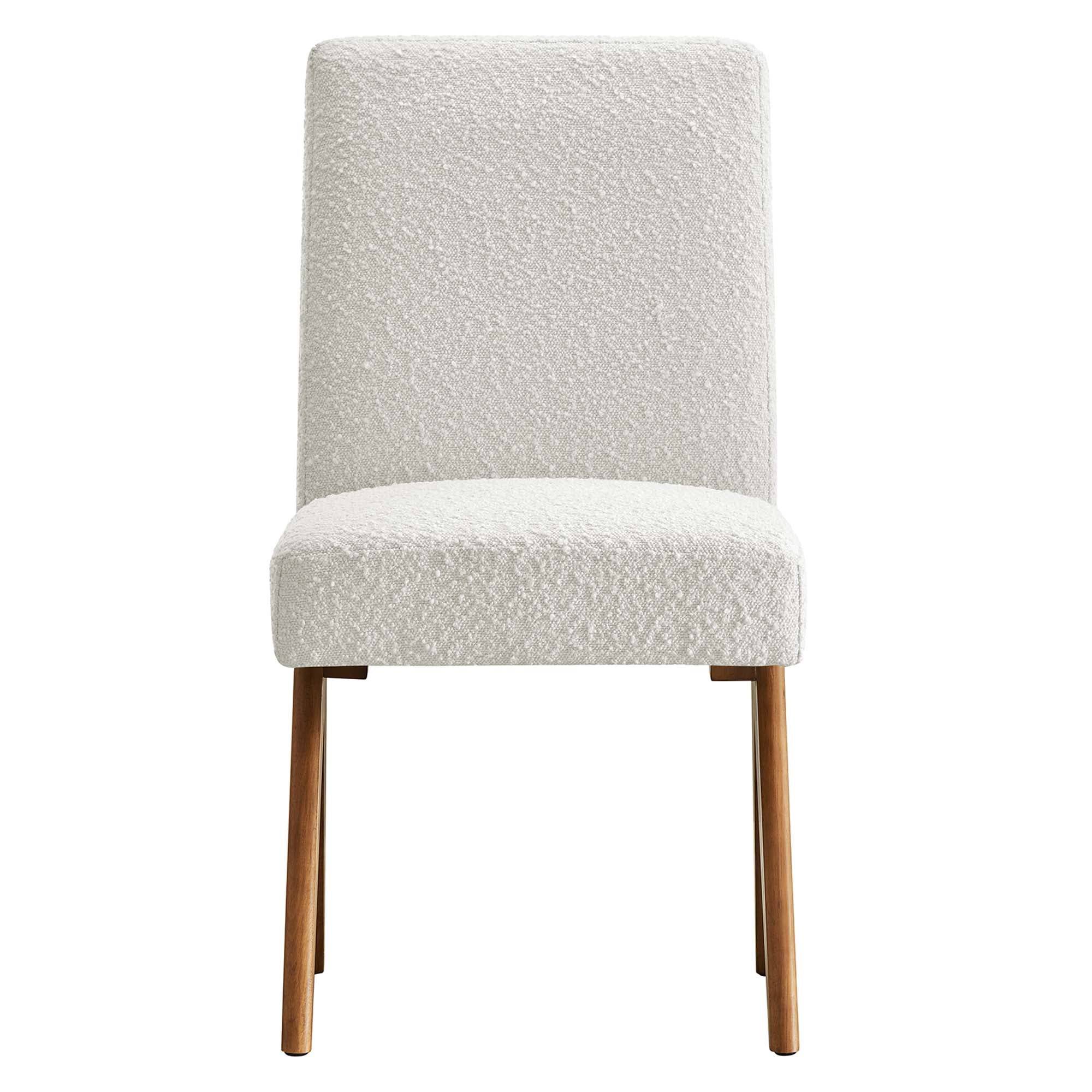 Lyra Boucle Fabric Dining Room Side Chair Set of 2 - Image 7