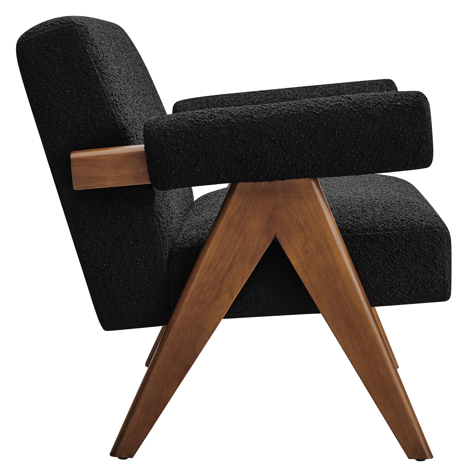 Lyra Boucle Fabric Loveseat - Image 13