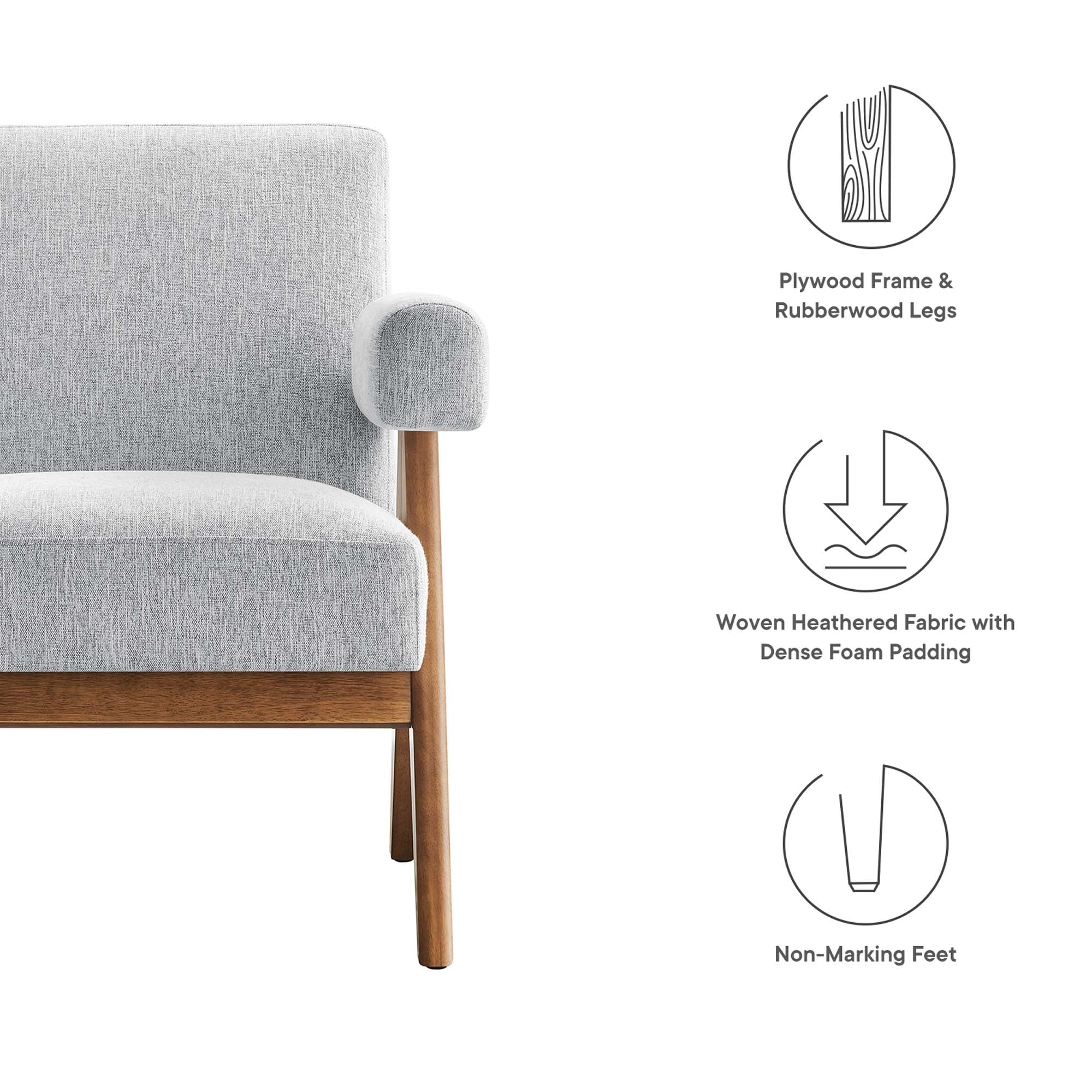 Lyra Fabric Armchair - Image 30