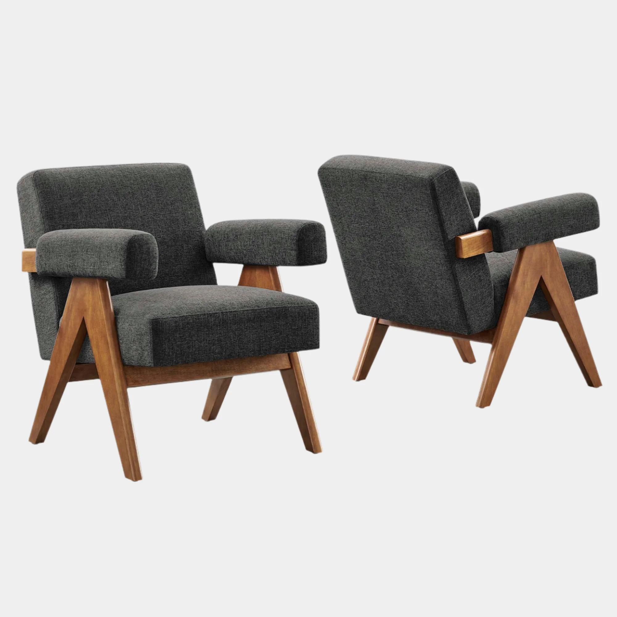 Lyra Fabric Armchair Set of 2 - Image 10