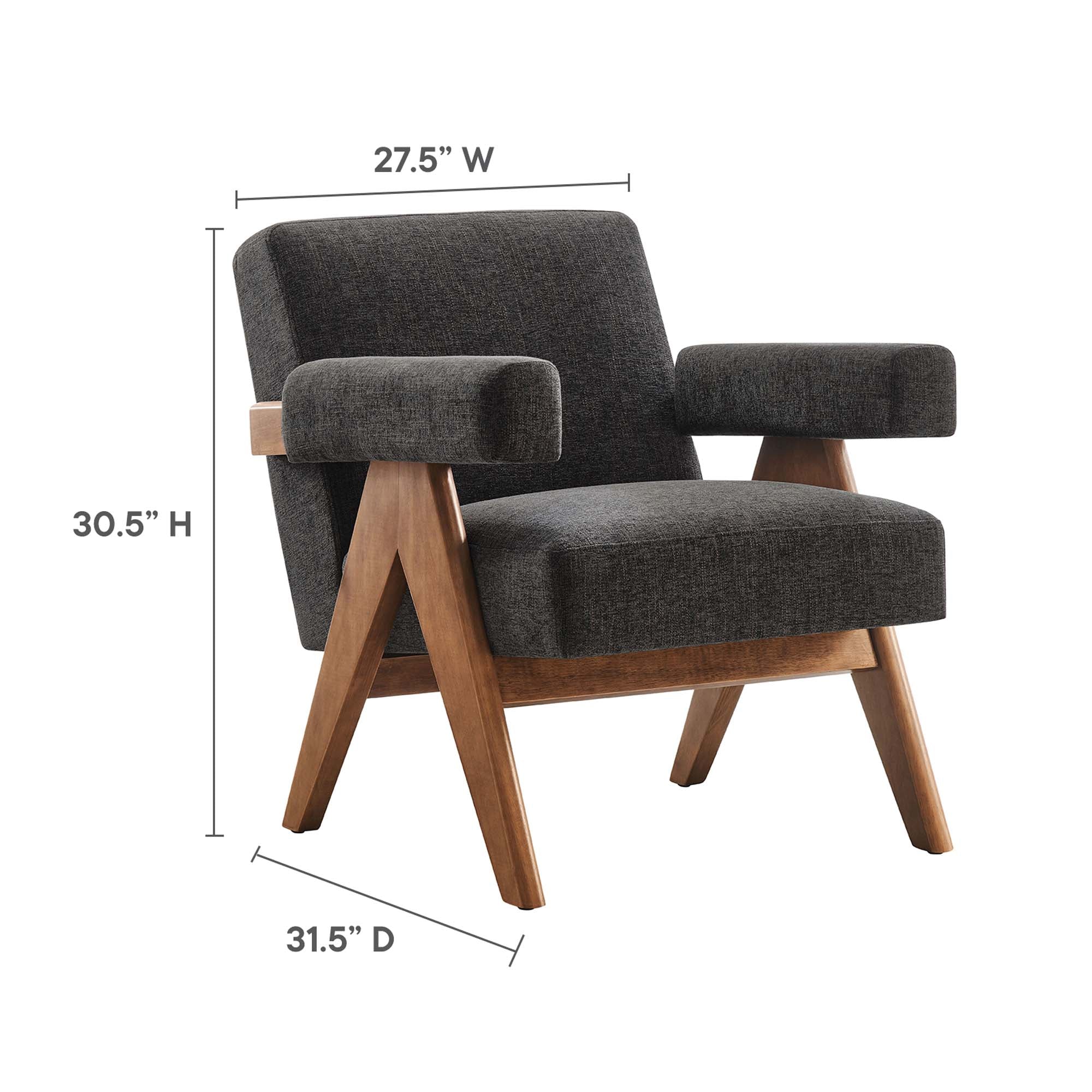 Lyra Fabric Armchair Set of 2 - Image 13