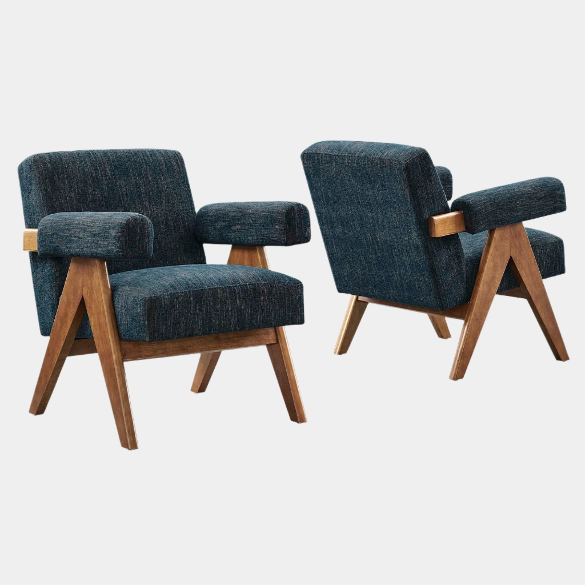Lyra Fabric Armchair Set of 2 - Image 19