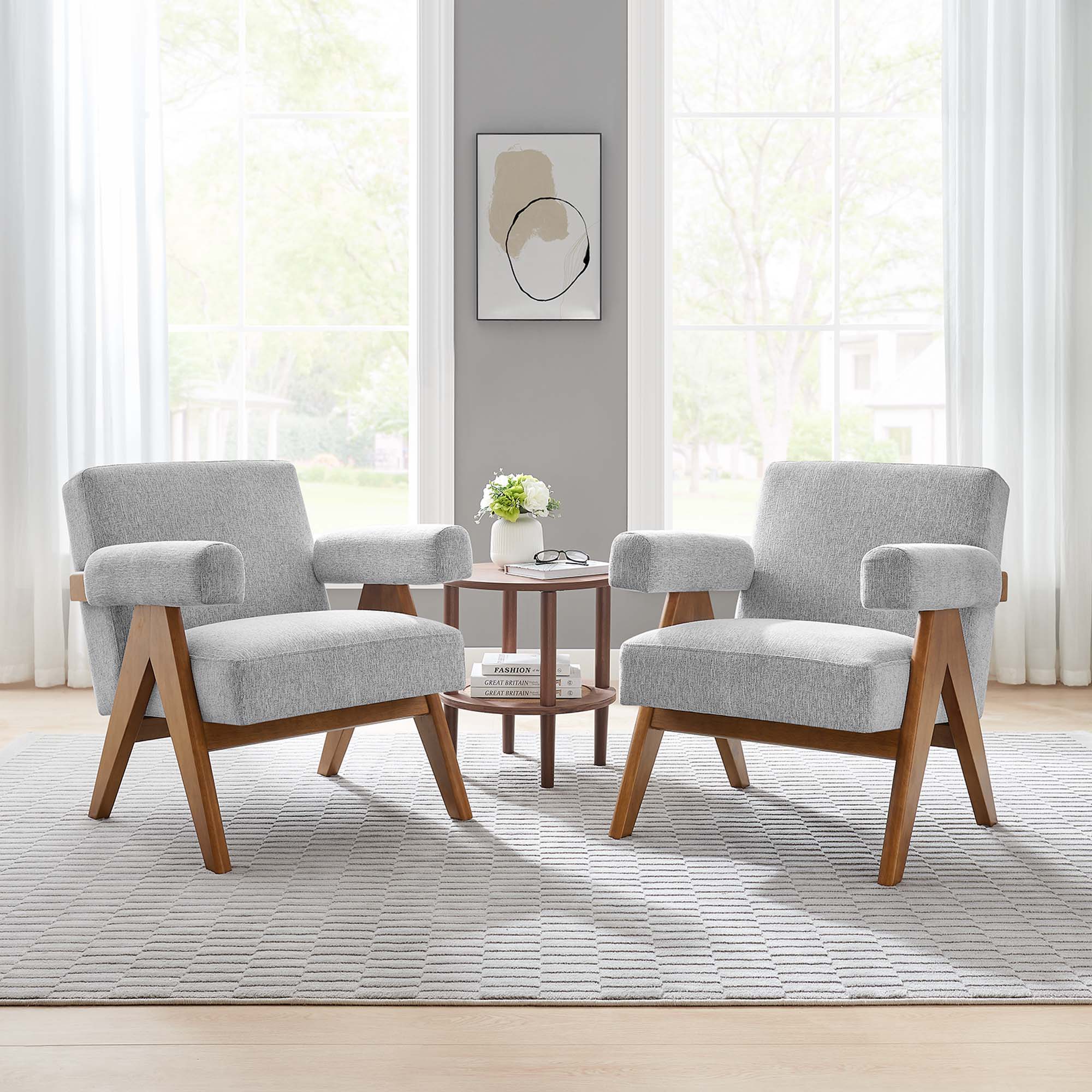 Lyra Fabric Armchair Set of 2 - Image 29