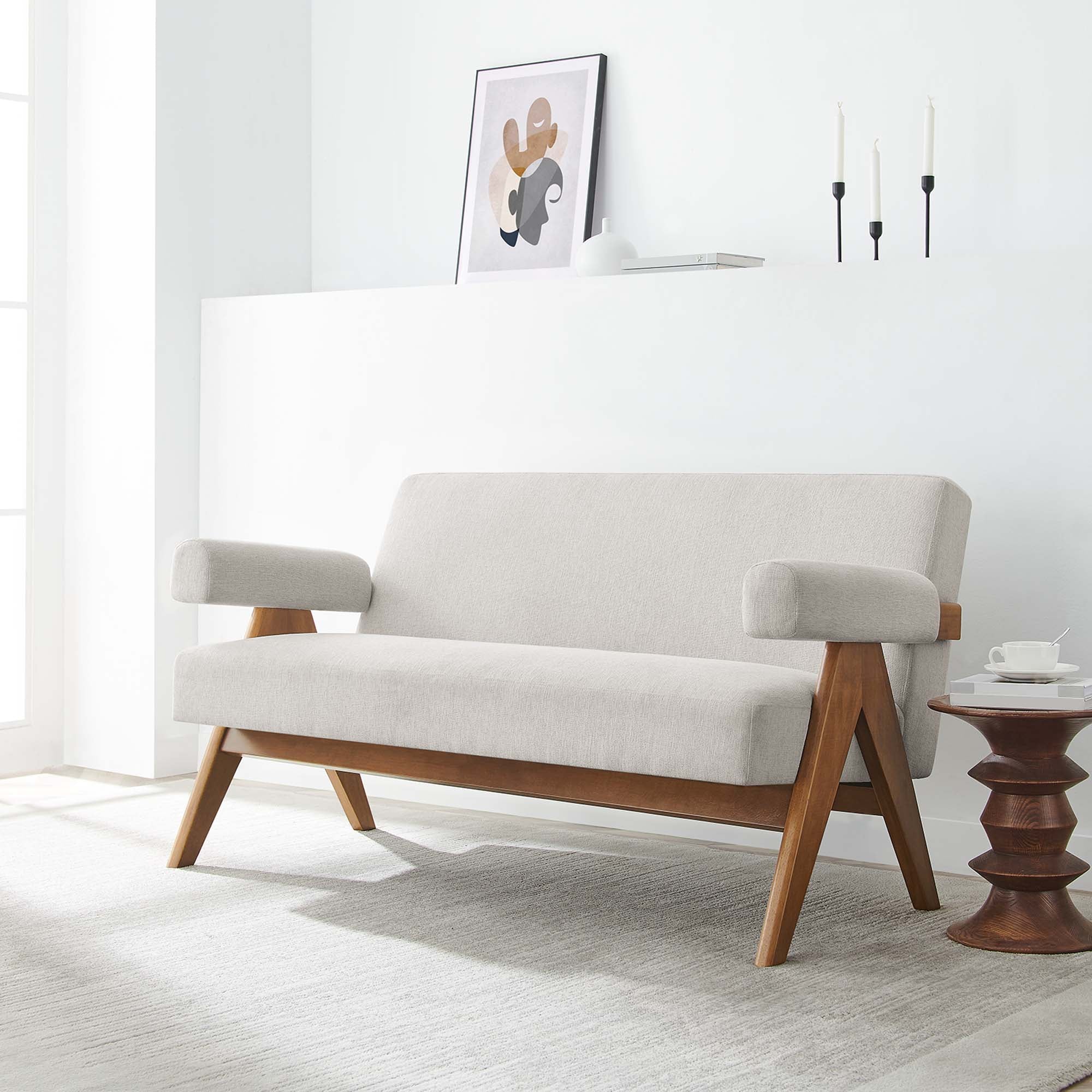 Lyra Fabric Loveseat - Image 2