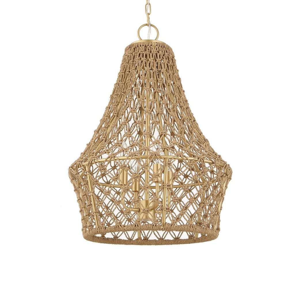 Macrame, 4 Lt Pendant - Image 2