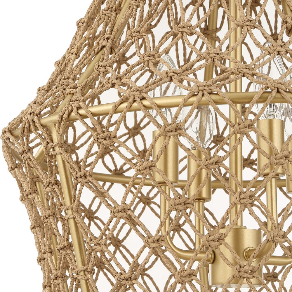 Macrame, 4 Lt Pendant - Image 6