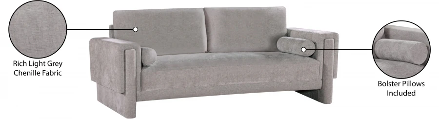 Madeline Chenille Fabric Sofa - Image 44