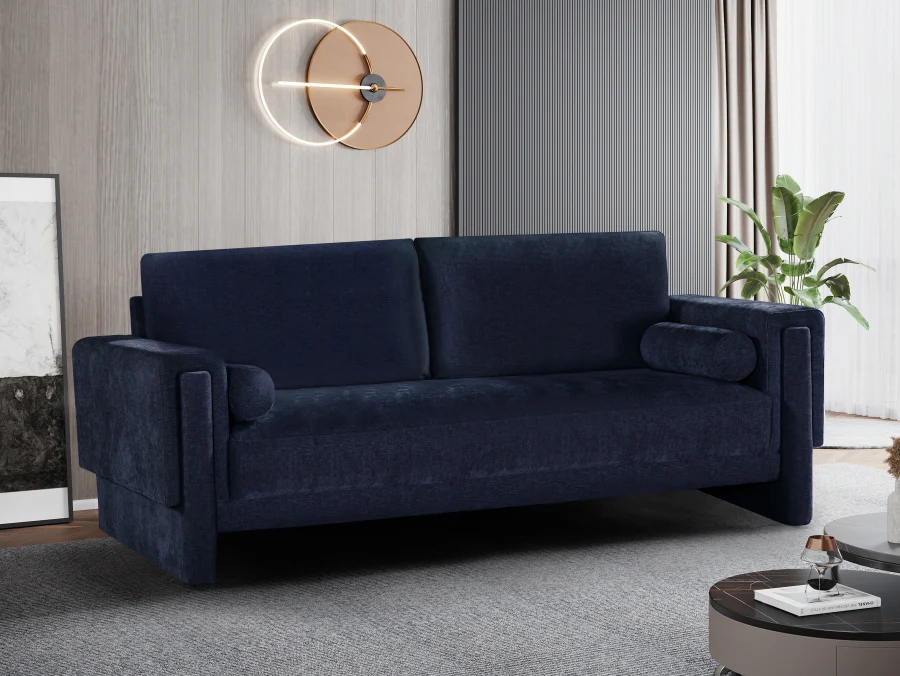 Madeline Chenille Fabric Sofa - Image 61