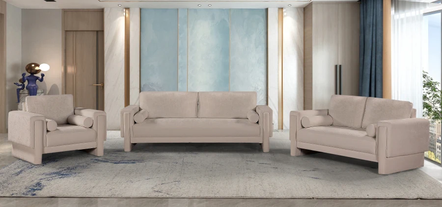 Madeline Chenille Fabric Sofa - Image 87