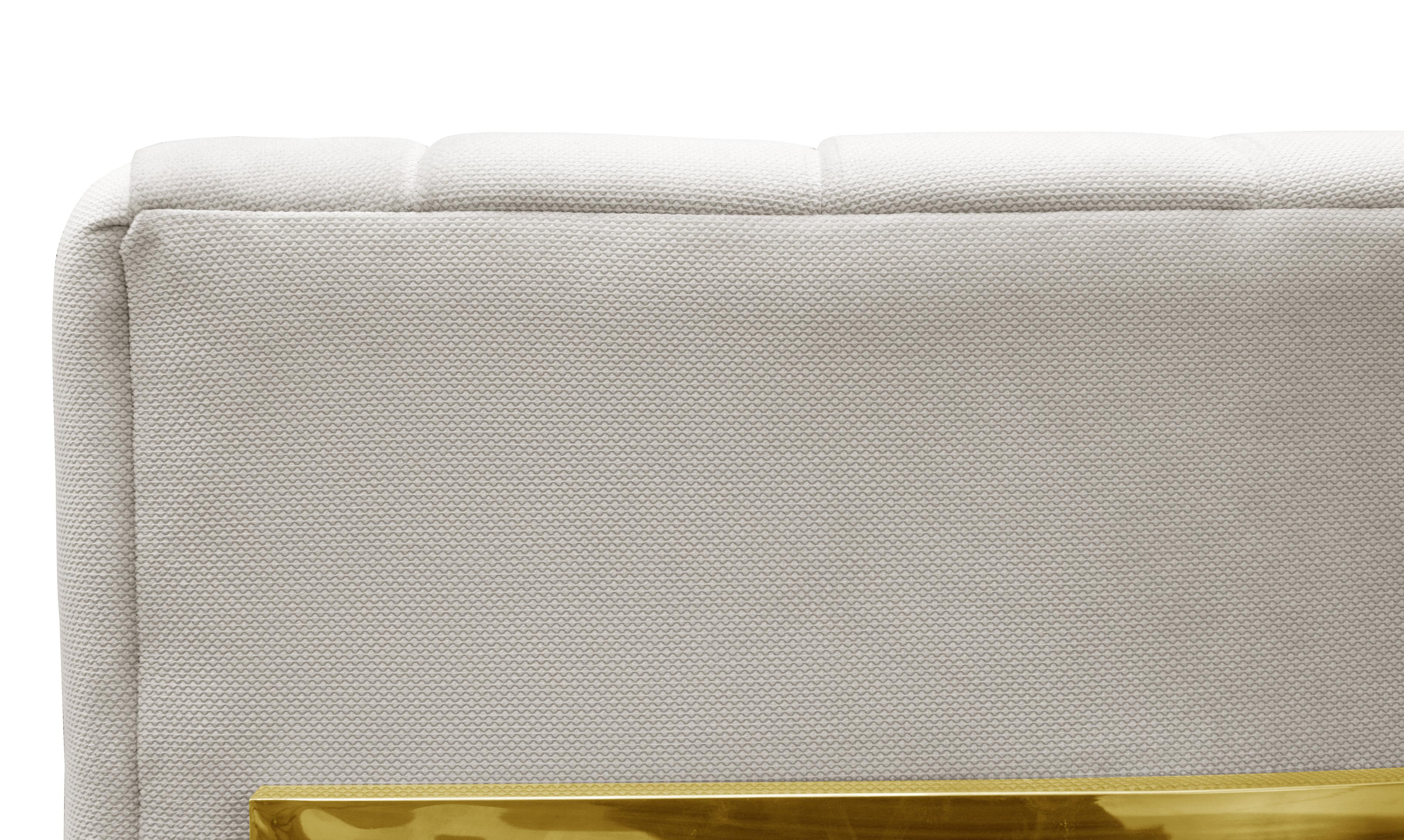 Magnolia Spotted Cream Performance Velvet Accent Chair - Image 5