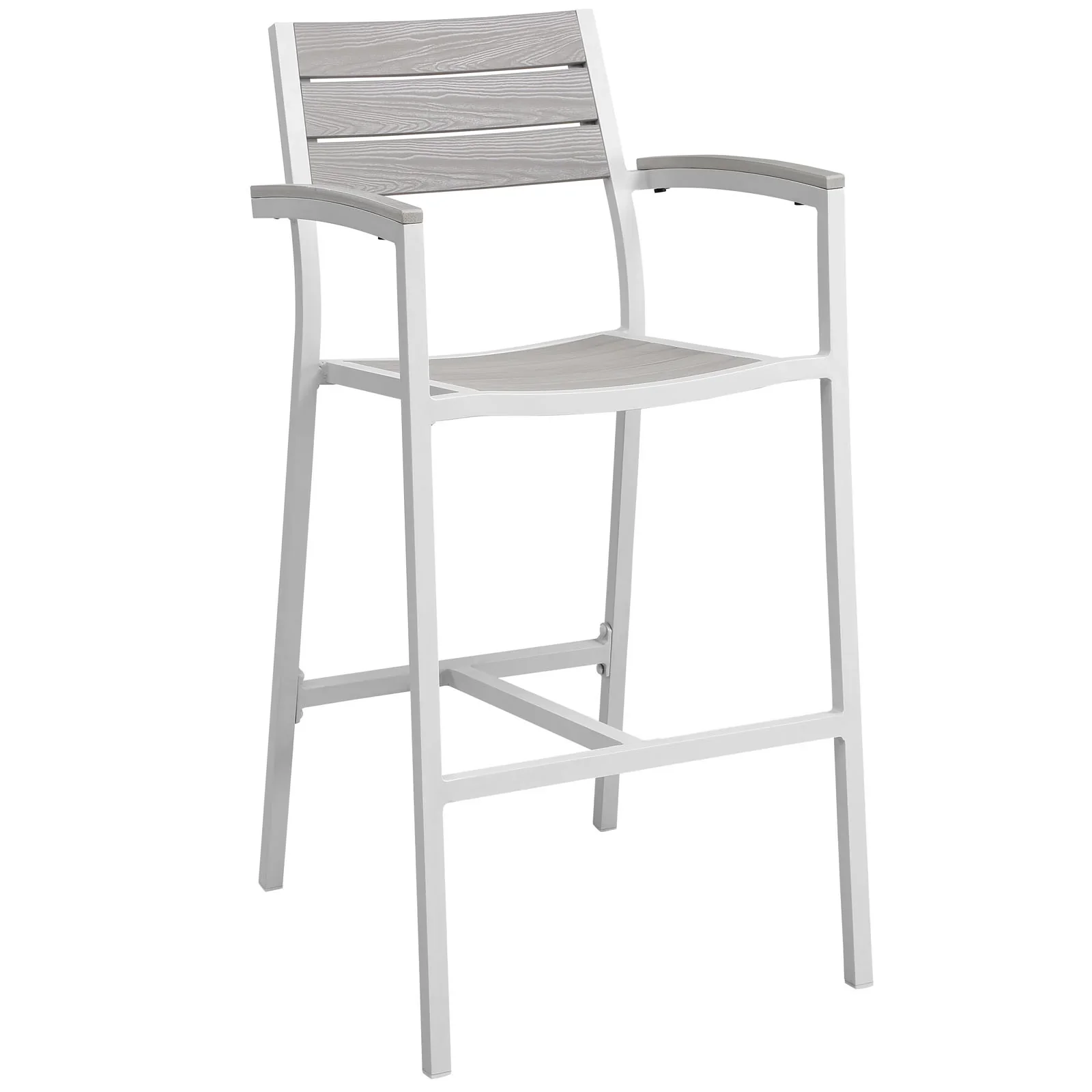 Maine 3 Piece Outdoor Patio Dining Set - Image 3