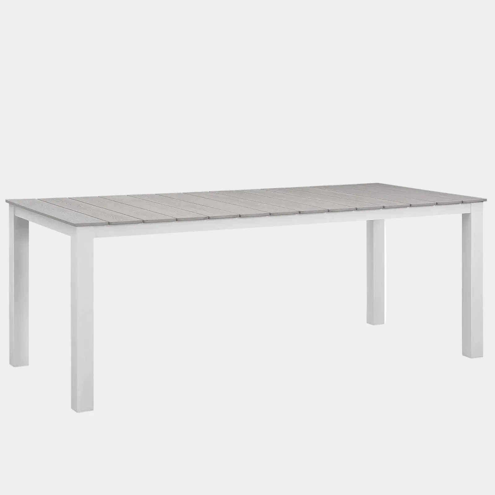 Maine 80" Outdoor Patio Dining Table - Image 4