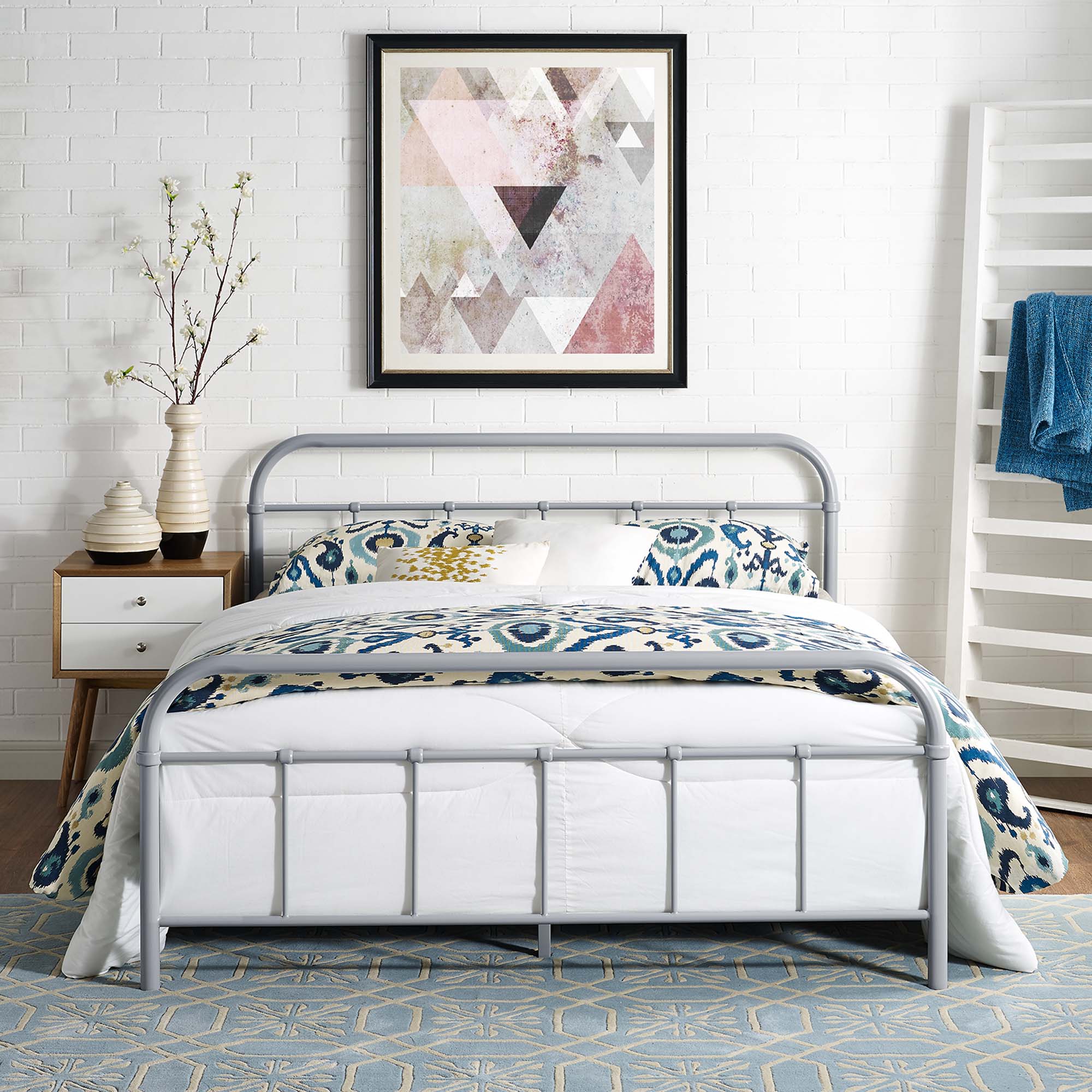 Maisie Stainless Steel Bed Frame - Image 14