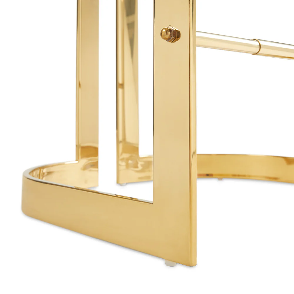 Majestic Gold Counter Chair: Black Velvet - Image 5