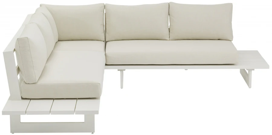 Maldives 102" Water Resistant Fabric Upholstered Outdoor Patio Modular Sectional - Image 12