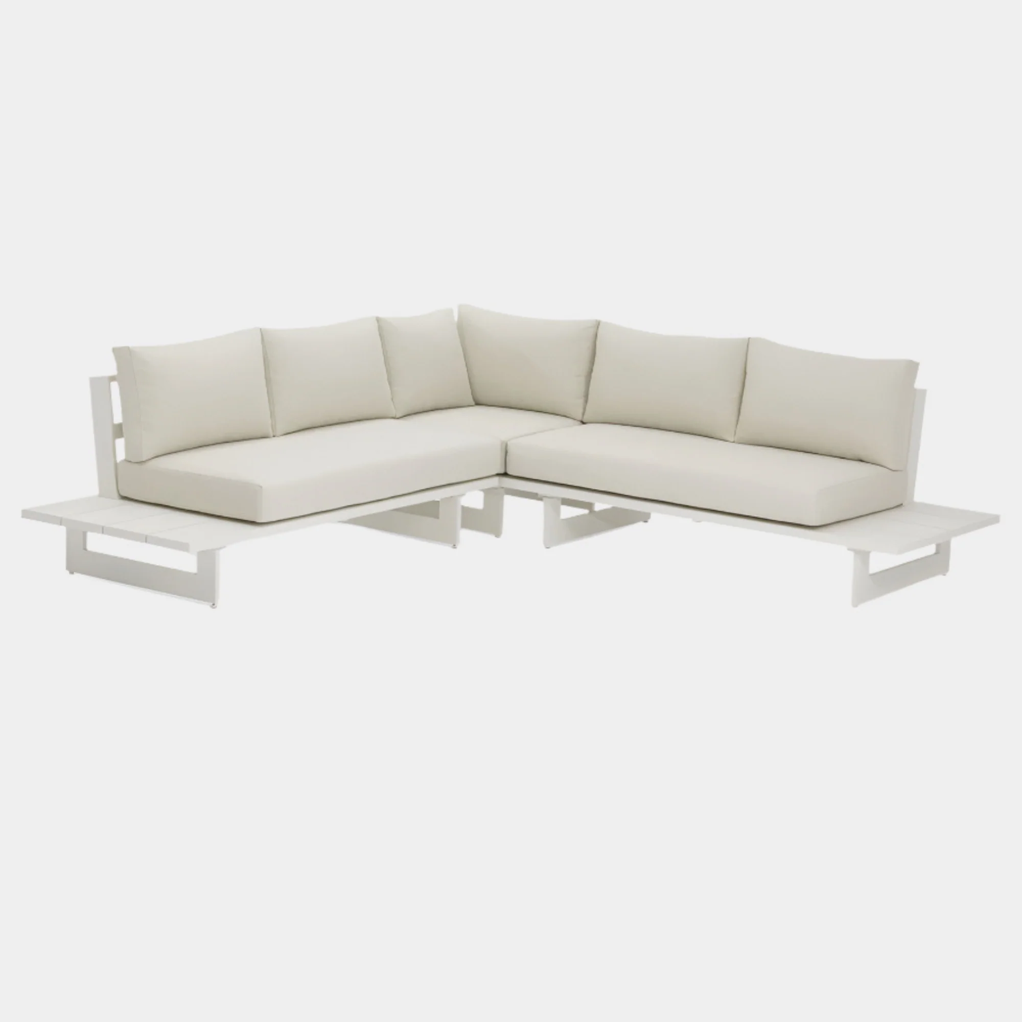 Maldives 102" Water Resistant Fabric Upholstered Outdoor Patio Modular Sectional - Image 8