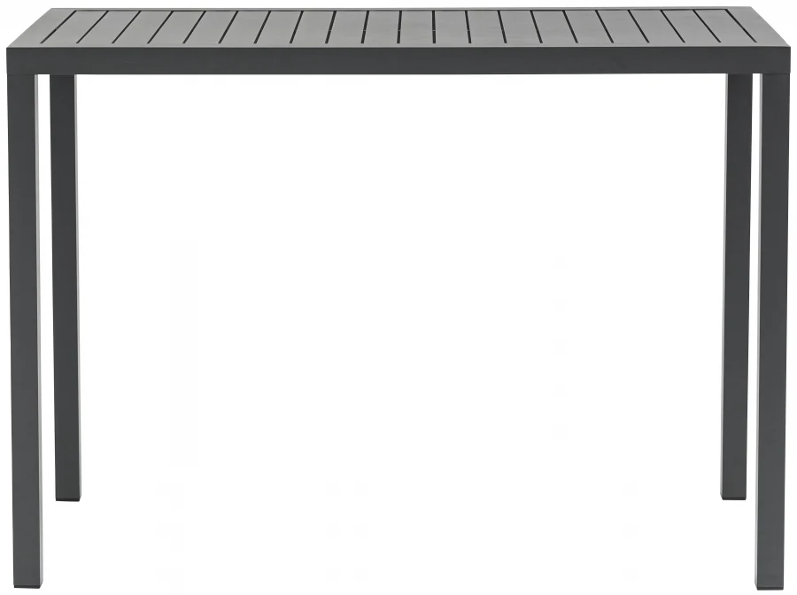 Maldives Aluminum Outdoor Patio Rectangle Bar Table - Image 3