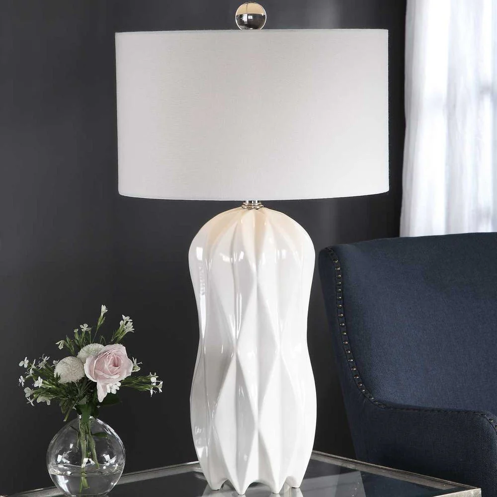 Malena Table Lamp, White - Image 2