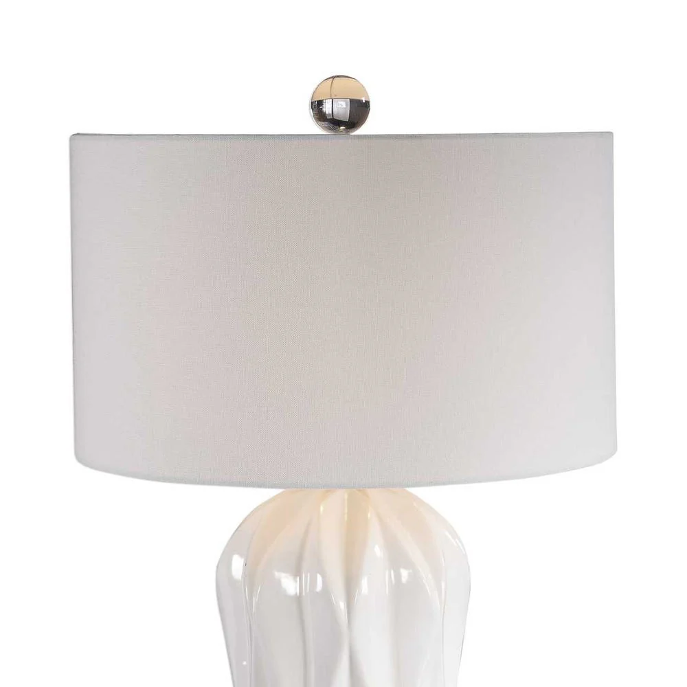 Malena Table Lamp, White - Image 4