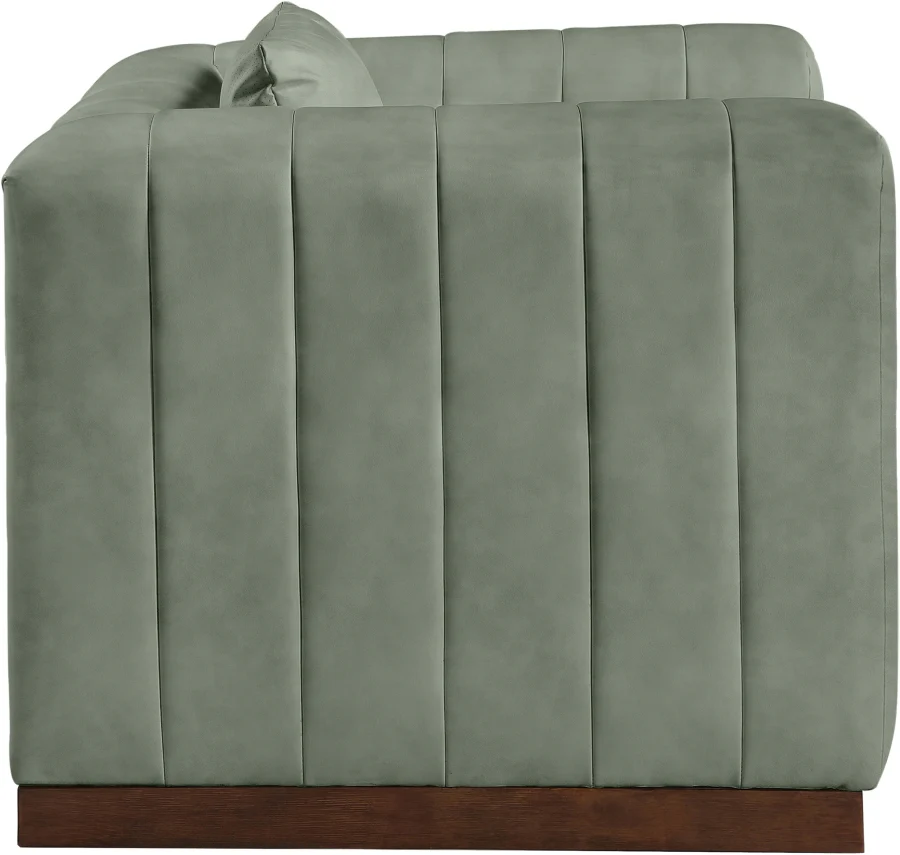 Mallina Vegan Leather Upholstered Accent Chair - Image 14