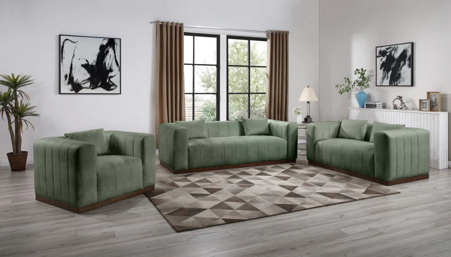 Mallina Vegan Leather Upholstered Accent Chair - Image 16