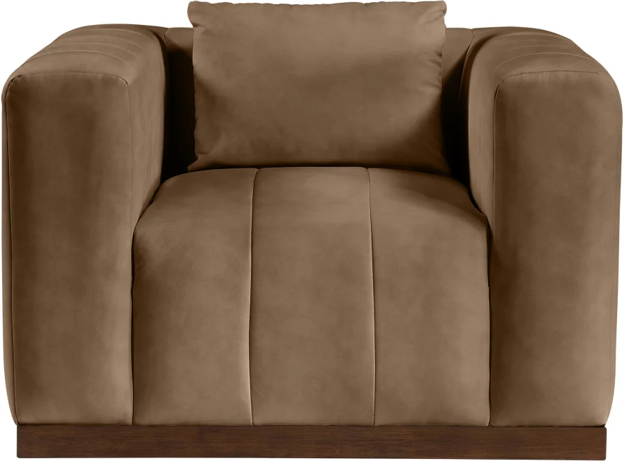 Mallina Vegan Leather Upholstered Accent Chair - Image 31