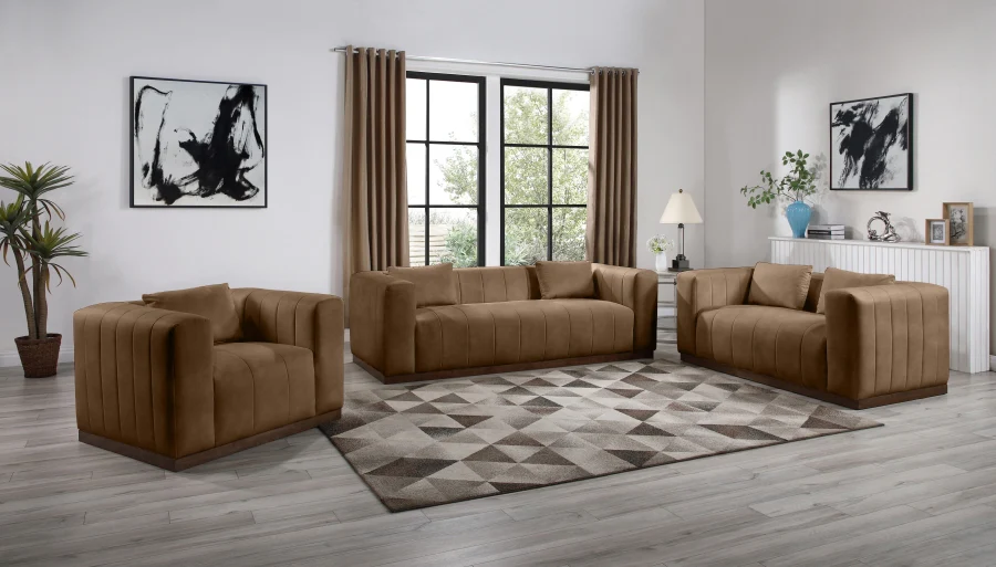 Mallina Vegan Leather Upholstered Accent Chair - Image 34